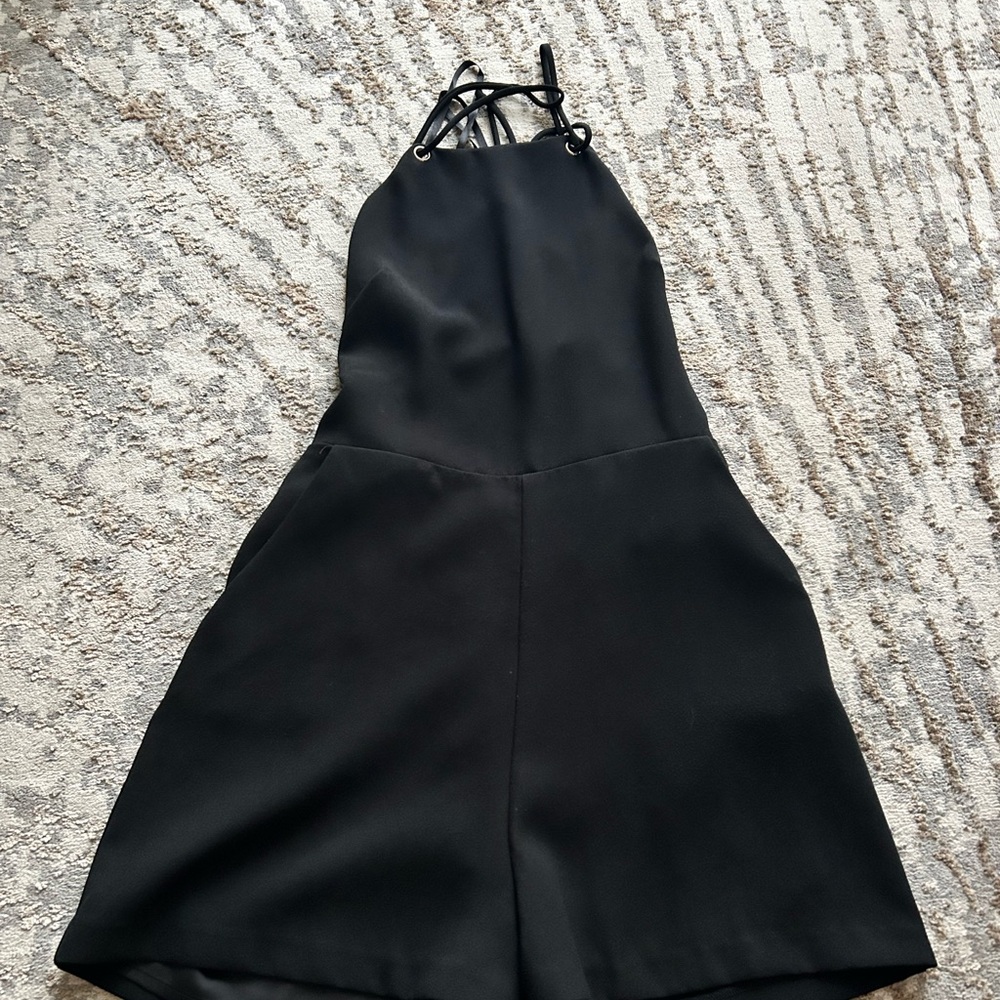 Open Back Skort Romper